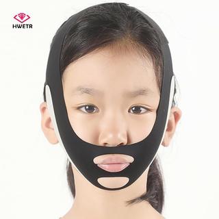 HWETR Trẻ Em Ngủ Chống Mở Miệng Ngăn Ngừa Mở Miệng Băng Mặt Chữ V Mặt nạ Làm Thắt Da Chỉnh Sửa Thói quen Ngủ Trẻ Em