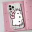 Ốp lưng iPhone trong suốt họa tiết Hello Cat IP 7/8/X/XS/11/12/13/14/15/16/17/Plus/Pro/Max/Air