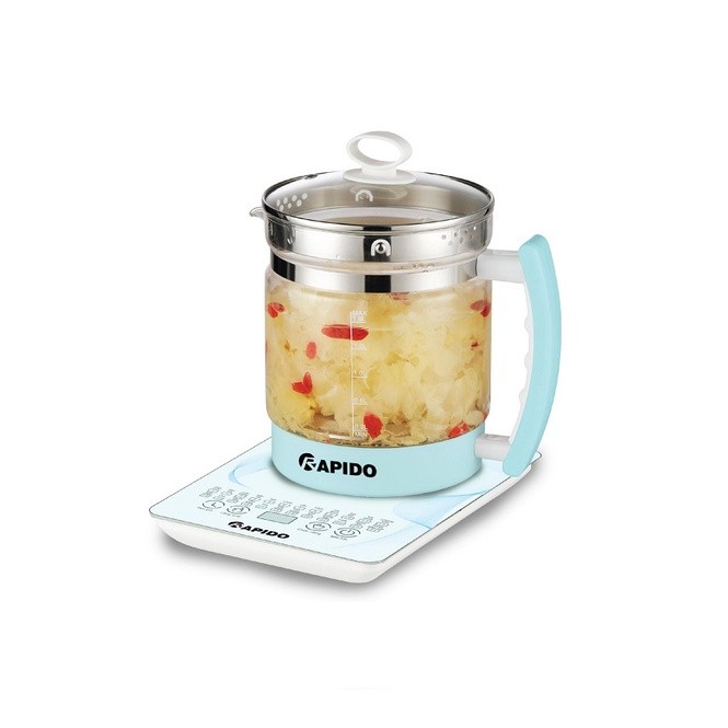 Ấm Điện Đa Năng RAPIDO RMK0818-S - Bảo hành chính hãng 12 tháng