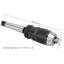 NOTE1 Mũi khoan không cần chìa khóa, B16 0.5 16mm Mũi khoan côn MK3 Đầu khoan phát hành nhanh, Mũi khoan côn Morse bền MT3 Morse Máy phay