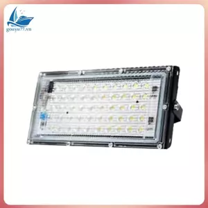 Đèn pha LED trắng lạnh AC 220V Đèn pha ngoài trời IP65 Đèn đường LED chống nước Chiếu sáng cảnh quan 100w