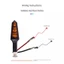 12V Khỉ Nhỏ Chân Trời Biến Tín Hiệu LED Linh Kiện Sửa Đổi Xe Địa Hình 48V Xe Đạp Điện Bật Ấn Độ