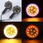 Đèn LED tròn lớn Đèn báo rẽ xe máy Phụ kiện đèn chạy ban ngày Đèn báo rẽ 12V Horizon Tín hiệu rẽ Ba dây Sửa đổi các bộ phận