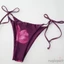 Nữ Bikini Đồ Bơi In Hoa Thắt Lưng Cổ Không Tay, Phù Hợp Đi Biển