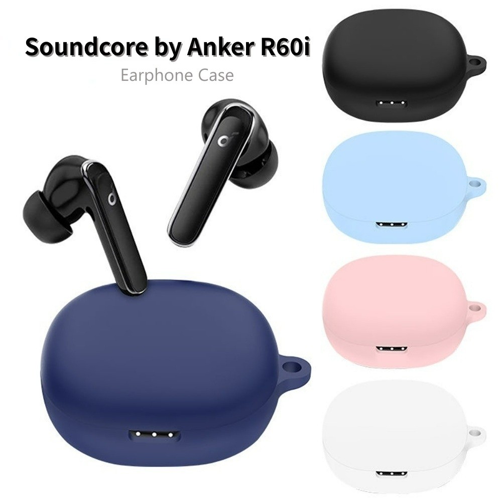 [Ngôi sao tương lai] Dành cho vỏ Soundcore của Anker R60i Vỏ tai nghe silicon mềm màu trơn đơn giản