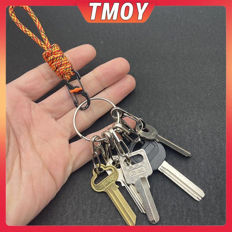 TMOY Dây Ô 10cm Chống Trộm, Móc Khóa 8 Hình Có Khóa, Thích Hợp Sử Dụng Ngoài Trời