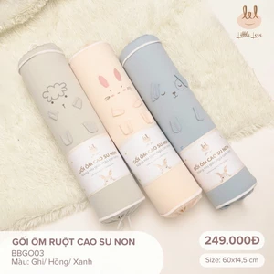 GỐI ÔM RUỘT CAO SU NON