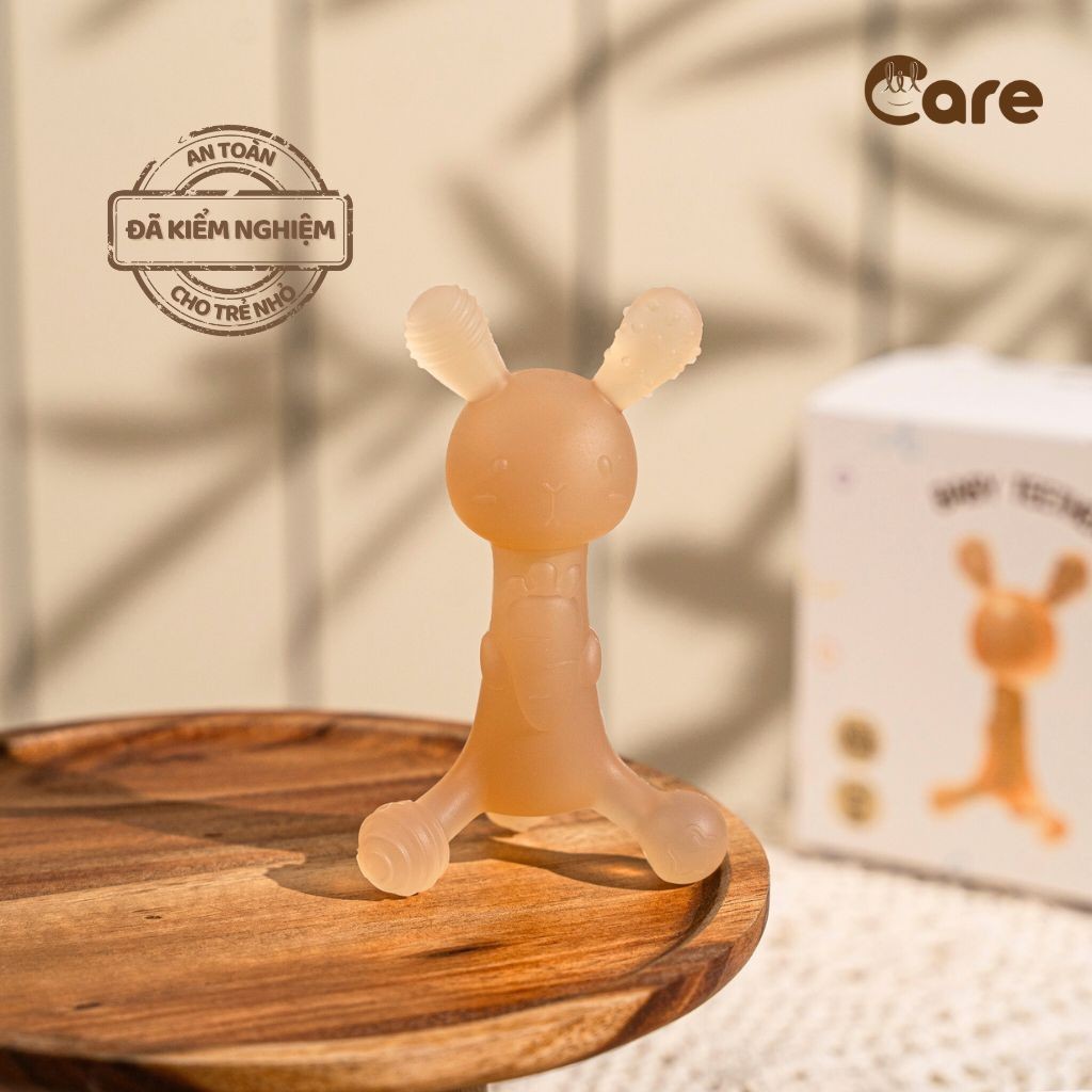 [ĐÃ KIỂM NGHIỆM] [TẶNG HỘP] Đồ Chơi Gặm Nướu Silicon Organic Mềm, An Toàn Cho Bé LiLcare