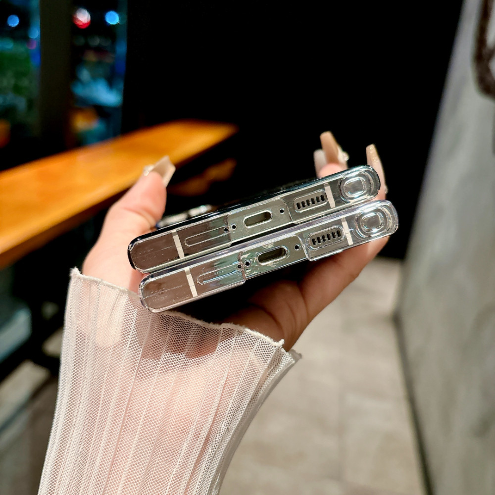 Ốp Điện Thoại Từ Tính Trong Suốt & Trong Suốt Cho Samsung Galaxy S26 S25 S24 S23 S22 Plus Ultra Edge FE PC Cứng Chống Rơi Thời Trang Đơn Giản