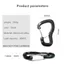 Móc kẹp Carabiner ICUCKO, Móc khóa hợp kim nhôm đa chức năng, Khóa võng tháo nhanh hạng nặng nhẹ Cắm trại