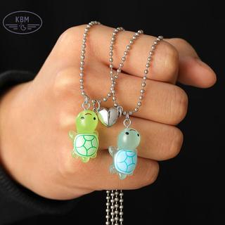 KBM Dạ Quang Rùa Trái Tim - Bộ Mặt Dây Chuyền Cho Nam và Nữ, Phù Hợp Làm Quà Tặng và Dự Tiệc