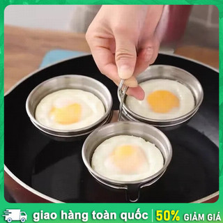 Khuôn hấp trứng gia đình - Inox an toàn, khỏe mạnh, dùng dễ, Chảo, Khuôn Trứng, Thép không gỉ, Hấp Trứng