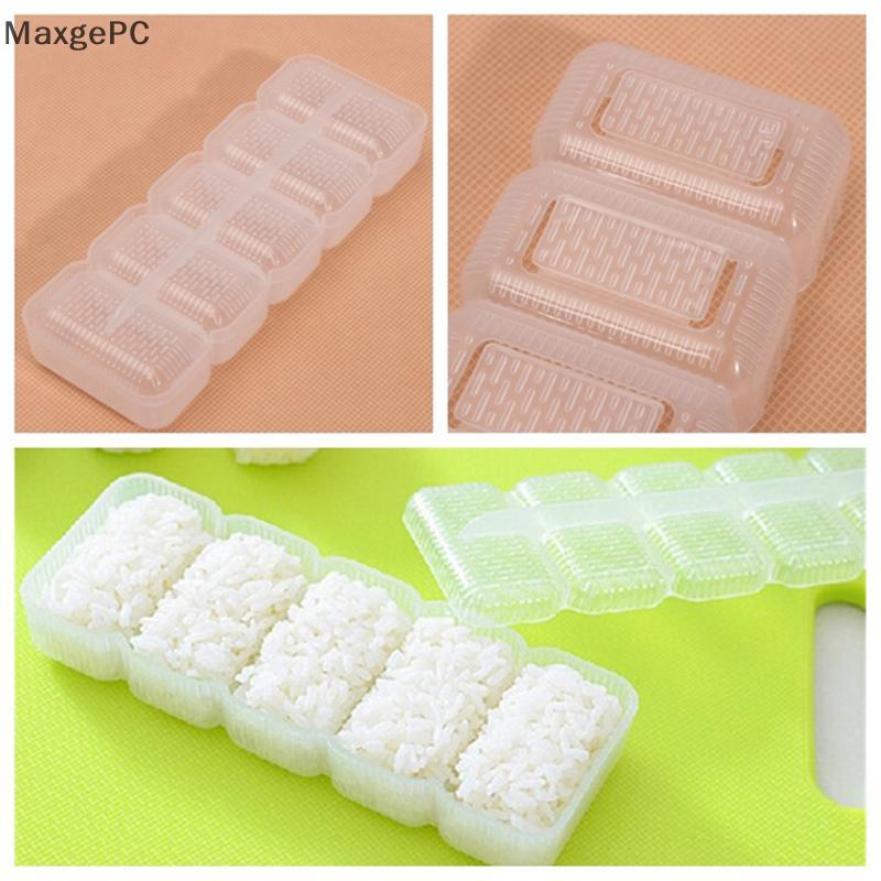 COD Nhật Bản Nigiri Sushi khuôn cơm bóng 5 cuộn nhà sản xuất không dính Báo Chí Bento công cụ mới