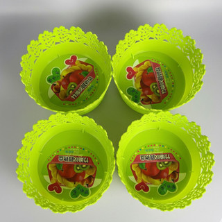 Combo 4 Rỗ Nhựa Đựng Hoa Quả Bánh Kẹo - Rổ Nhựa Tròn Hàng Thanh Lý