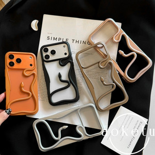 Thích hợp cho vỏ điện thoại iPhone 17 Promax hình rắn ba chiều rỗng Apple 16 Promax cao cấp và cá nhân hóa 15pro làm mát và chống rơi 14pm sáng tạo 13 / 12 bìa mềm