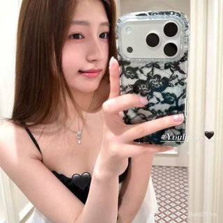 Ốp Điện Thoại Thích Hợp Cho iPhone Nữ Tính Khí Hoa Ren Cao Cấp Thích Hợp Cho iPhone17pro16 Vỏ Mềm 15 14 13 Lấp Lánh 12 11 Vỏ Bảo Vệ ZP2N
