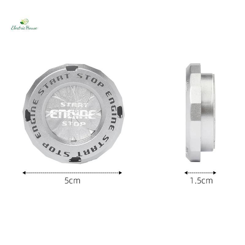 [Nhà Điện] Xe Moto Engine Start Stop Button Cover Công Tắc Đánh Lửa Loại Lưỡi Dao Nắp Bảo Vệ Xoay Được Trang Trí Nội Thất Trang Trí Stier mới