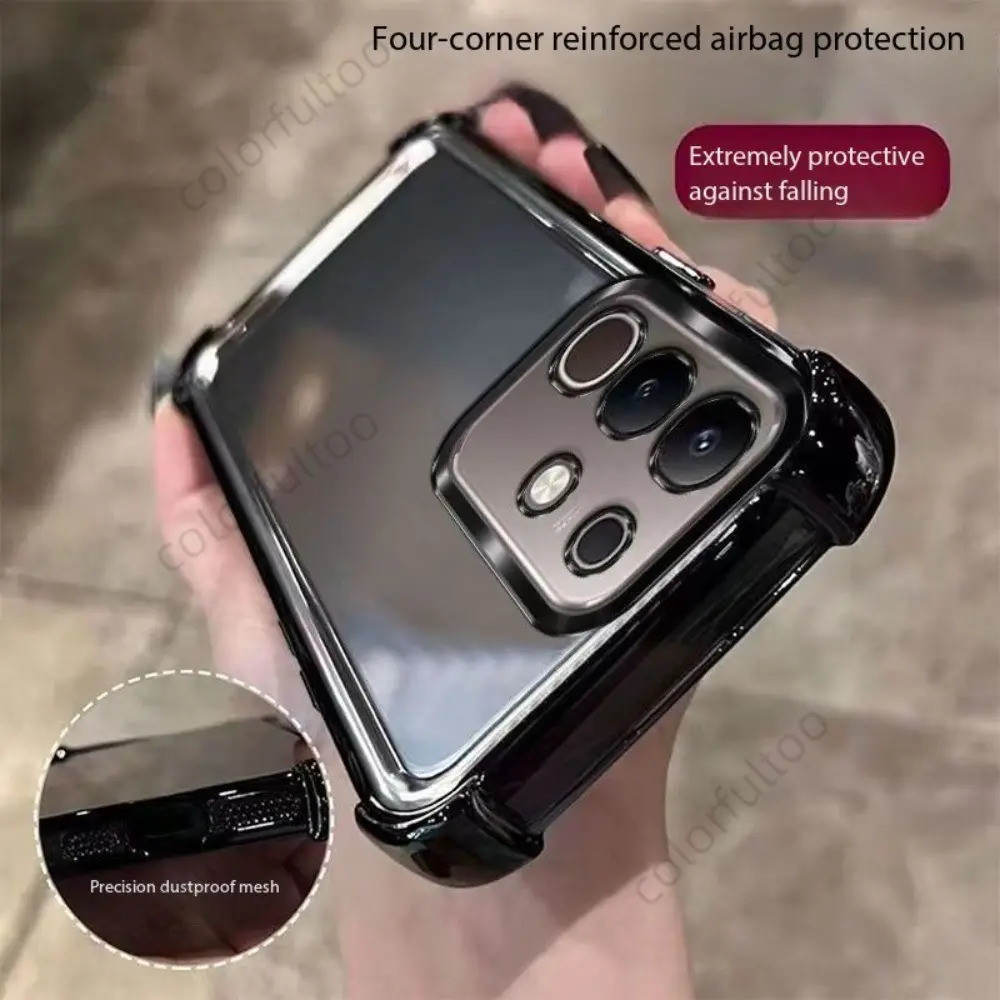 Ốp Màu Trong Suốt Cho Realme C85 5G, Cho Realme C85 Pro C 85Pro và RealmeC85 4G 5G, Ốp Điện Thoại TPU Trong Suốt Mạ Điện, Chống Sốc, Bảo Vệ Và Mềm Mại, Ốp Lưng