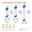Đèn pin từ tính PYCOU, Đèn LED không dây chống nước 80W, Sạc USB di động Dụng cụ chiếu sáng đèn chiếu sáng có thể điều chỉnh độ sáng thứ 3