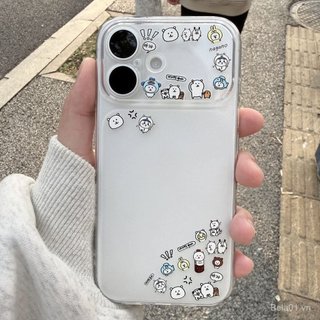 Ốp Điện Thoại Thích Hợp Cho iPhone Gấu Tự Mài Âm Nhạc Dudule Cửa Sổ Lớn Thay Đổi Ngay Đến 17 Thích Hợp Cho iPhone17promax Vỏ Điện Thoại 16 15 14p Chống Sốc 13 12 11 Vỏ Bảo Vệ JXNW