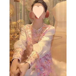 Áo sơ mi nữ phong cách cổ điển Trung Hoa, thời trang cao cấp thanh lịch mùa Hè