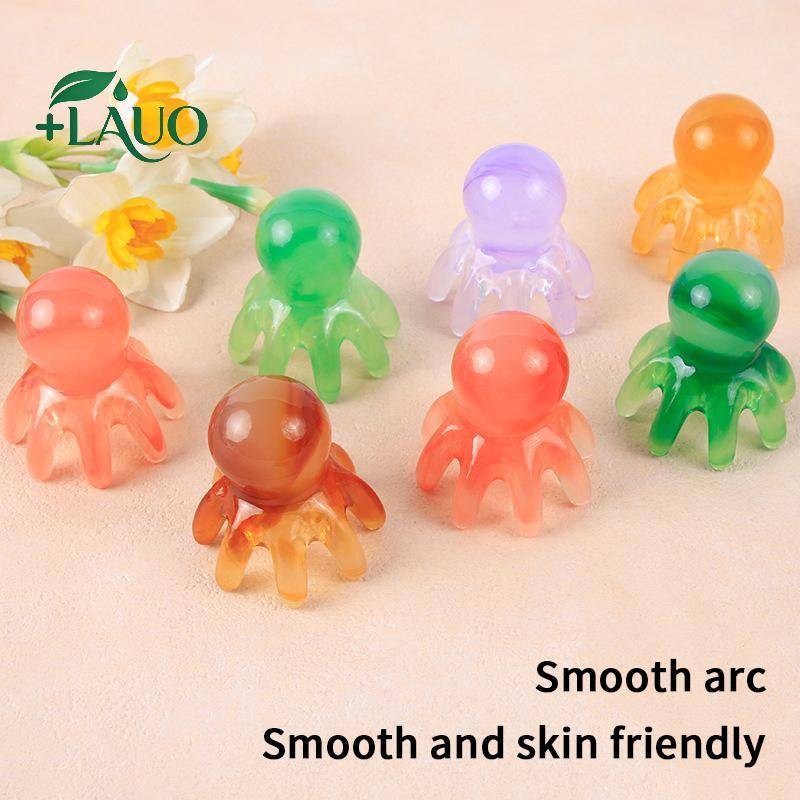 Springevenstar Nhựa Bạch Tuộc Hình Đầu Kinh Tuyến Bấm huyệt Massageb Răng Rộng Da Đầu Ba Ne Và Ba Hướng Dẫn Sử Dụng Dụng Dụng Cụ Massage Sâu Springevenstar