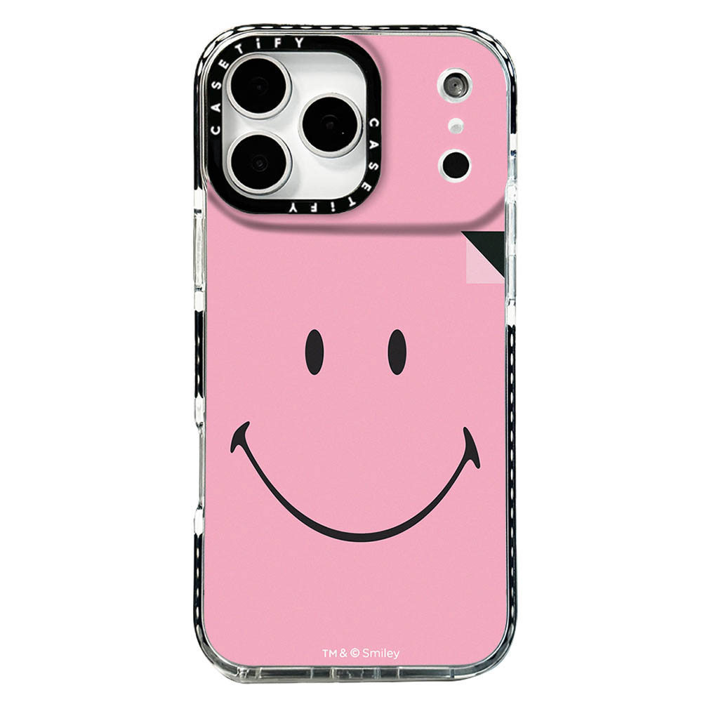 Ốp điện thoại ba mặt cười màu cho IPhone 17 Pro Max 17Air 16 15 14 13 12 11 Vỏ bảo vệ chống sốc