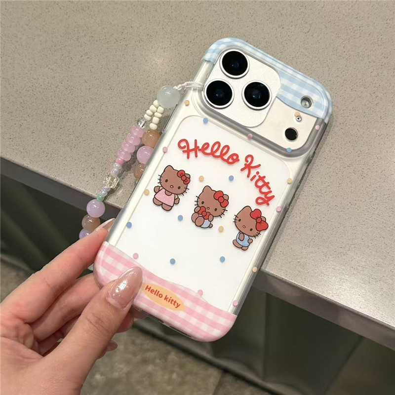 IPhone 17 Pro Max kitty họa tiết chất liệu TPU IMD craft Vỏ điện thoại in hai lớp