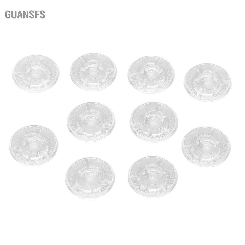 Guansfs 10 Chiếc Footswitch Trang Trí Đồ Trong Suốt Đa Năng Cho Đàn Guitar Hiệu Ứng Bàn Đạp Phụ Kiện Chuyên Nghiệp