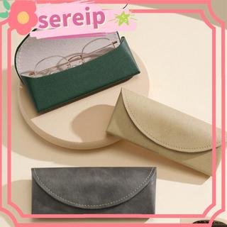 Hộp kính SEREIP, Kính mắt đọc sách bằng da PU đổ xô, Vỏ bảo vệ Khóa từ tính di động Chống nén cho nam nữ