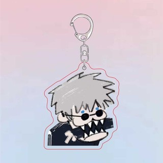 Móc Khoá, Mô Hình Standee Anime Jujutsu Kaisen Geto Suguru Satoru Gojo Chibi Cute Trang Trí Bàn Học, Làm Việc