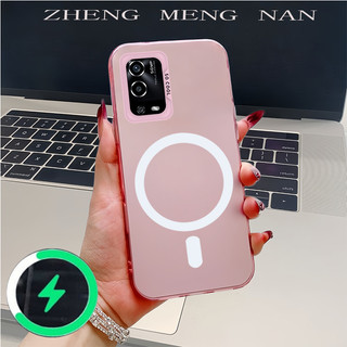Thích hợp cho OPPO A55 4G A54 4G A74 4G A95 4G Vỏ điện thoại cho bạc mờ lỗ lớn màu trơn BQ bảo vệ sofe 0044