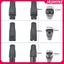 JASMINE 8 Chiếc Dây Nguồn 5V Sạc Thay Thế USB Adapter Cáp DC Chuyển Đổi Đa Năng Cho Mọi Loại Máy Cạo Râu Điện Cắt Tóc JASMINE