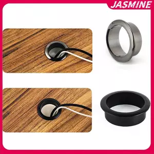 JASMINE 18-80MMputer Để Bàn Cáp Grommets Dây Lỗ Bao Tủ Lỗ Thông Hơi Vòng Trang Trí Cáp Nội Thất Phần Cứng Bàn Phụ Kiện JASMINE