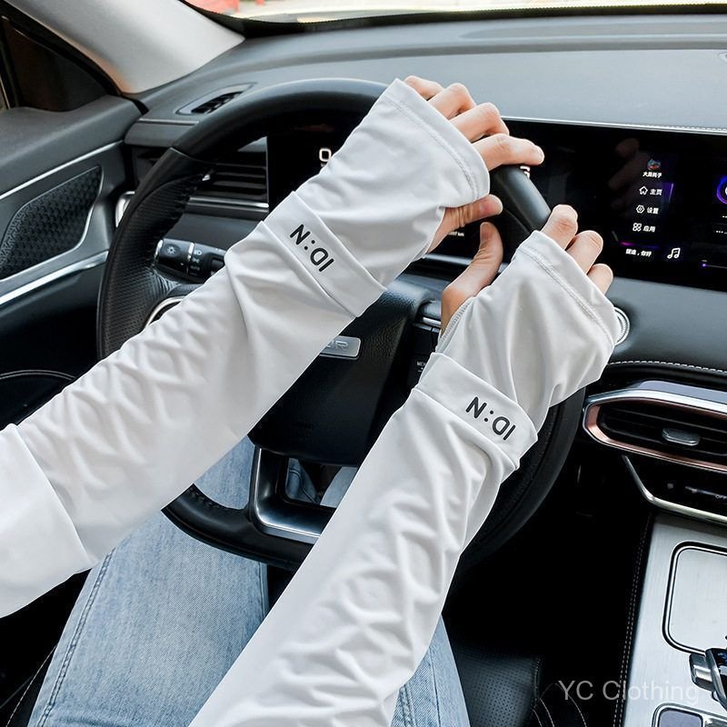 Băng tay chống nắng cho nam và nữ, bảo vệ da khỏi tia UV khi lái xe mùa hè, chất liệu lụa mỏng nhẹ, phù hợp làm phụ kiện thời trang ngoài trời