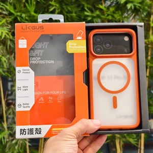 Ốp Lưng Likgus Viền Màu Cho iPhone 17 Pro Max / 17 Air - Mặt Lưng Nhám Chống Vân Tay, Nút Camera Control