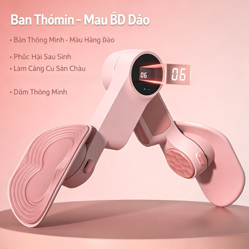 Máy Tập Cơ Chậu– Dụng Cụ Tập Cơ đùi Và Mông đa Năng,  Màn Hình đếm, Phục Hồi Sau Sinh, Dùng Tại Nhà Cho Cả Nam Và Nữ
