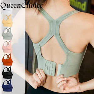 Áo Ngực Thể Thao Nữ Khóa Chéo Cho Gym và Yoga, Đệm Không Dây