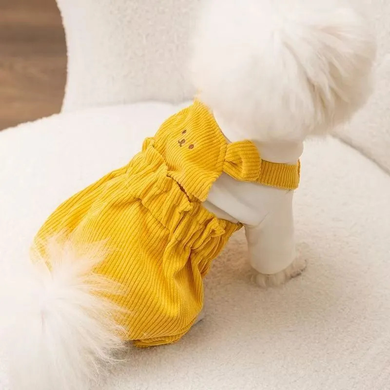 Ins Han Fan Lantern Quần thú cưng Phong cách mùa xuân thu Quần áo chó mèo