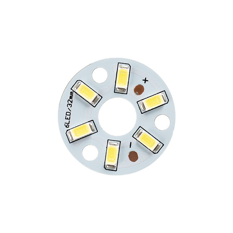 R8EJ led3W5W Tròn Đèn Nhỏ Mảnh Pha Lê Đèn Chùm Ăn Sửa Đổi Miếng Dán Nguồn Sáng Gương Đèn Pha 5730 Phụ Kiện Wick