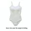 Bộ đồ liền thân ren IAPPORTUNIA, Bộ đồ liền quần ren trong suốt Slim Fit, Thiết kế thanh lịch Ren rỗng cổ chữ U không tay ren mùa xuân hè