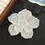 PYCOU Miếng Dán Hoa Kim Cương Giả, Vải Thổ Cẩm Hoa Camellia Ba Chiều Lấp Lánh, Đồ May Thủ Công DIY Sang Trọng Trang Trí Hoa Hồng Thổ Cẩm Vải Trang Trí Đầm
