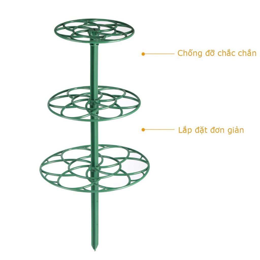 Khung Đỡ Tạo Hình Cây Hoa Mười Giờ Bằng Nhựa PVC Siêu Bền-Khung giá đỡ hoa mười giờ - FE123