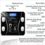 Cân Điện Tử Sạc Kết Nối Bluetooth Phân Tích Chỉ Số Cơ Thể