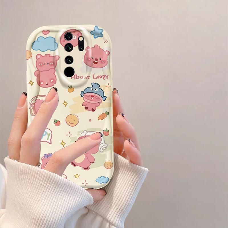Thích hợp cho Redmi Note 8 Pro Redmi 9 3D Art Soft TPU Phim hoạt hình dễ thương Loopy Vỏ điện thoại chống sốc