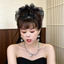 Gạc Đen Nhiều Lớp có Nơ và Kẹp - Phụ Kiện Tóc Thời Trang