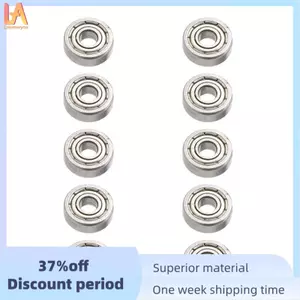 10 chiếc Mô hình vòng bi xuyên tâm được bảo vệ bằng kim loại thu nhỏ: 604 ZZ 4x12x4MM