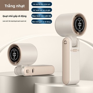 [Bảo Hành 1 Đổi 1 - 7 Ngày] Quạt Cầm Tay Tốc Độ Cao VINZEO T15 - Màn Hình Số, Động Cơ Không Chổi Than, Siêu Mát