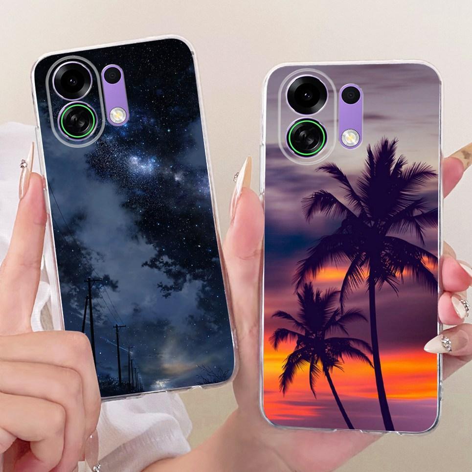 Vỏ Tranh Mèo Hoạt Hình Cắt Rồng Cho Oppo K13 Turbo Pro / Oppo K13 5G Ấn Độ Vỏ Điện Thoại Silicon Mềm Trong Suốt Sư Tử Hổ