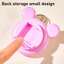 < Pluscloth > Máy chơi Game bong bóng đẩy Mini Móc khóa giảm căng thẳng Bong bóng silicon Popping Fidget Đồ chơi bóp giảm căng thẳng cho trẻ em Người lớn Tiện ích du lịch di động Bong bóng Popping Ga